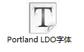 Portland LDO字体