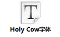 Holy Cow字体