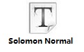 Solomon Normal字体