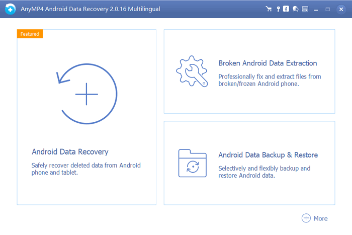 download the new version for android AnyMP4 Android Data Recovery 2.1.20