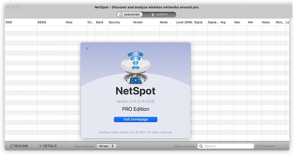 NetSpot for mac