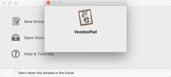 VoodooPad For Mac