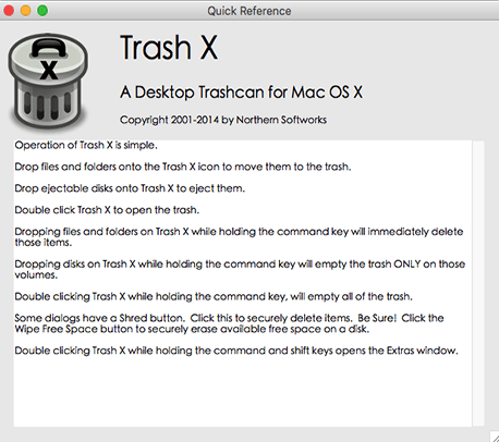 Trash X for MAC