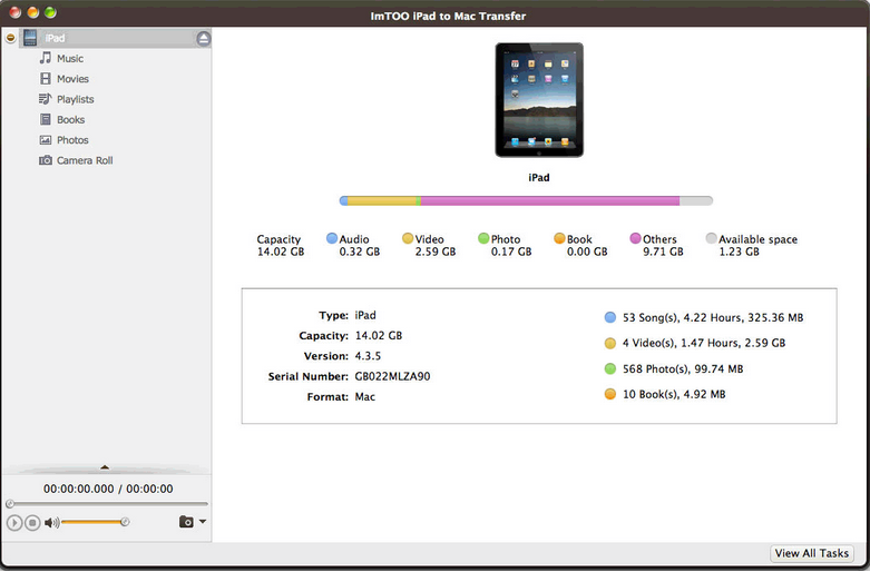 ImTOO iPad to Mac Transfer