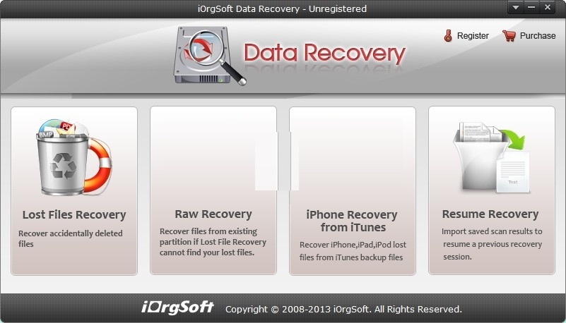 iOrgsoft Data Recovery For Mac