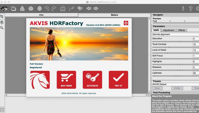 AKVIS HDRFactory Plugin For Mac