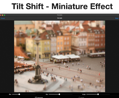 TiltShift For Mac