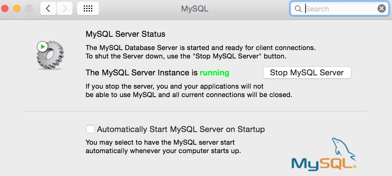 MySQL For mac