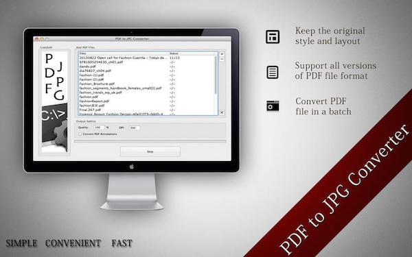 PDF转JPG转换器Mac